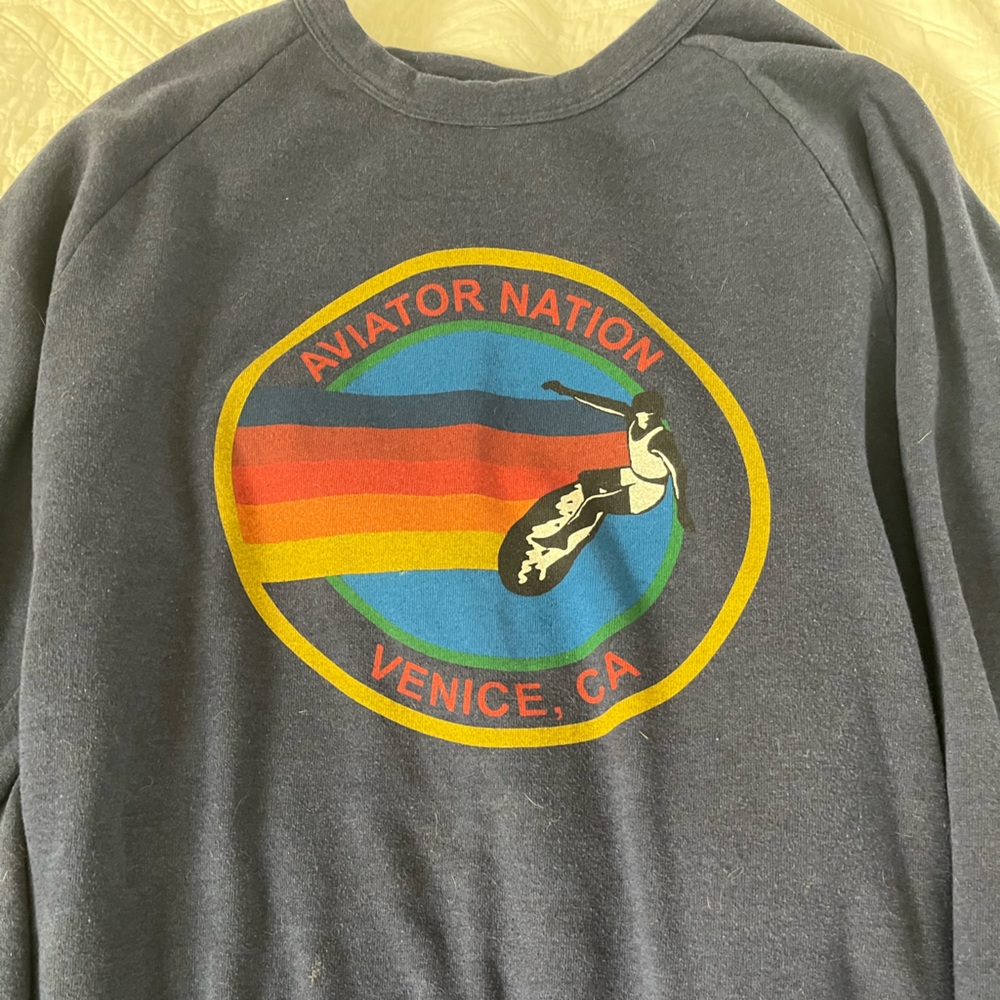 Aviator nation crewneck Venice surf graphic